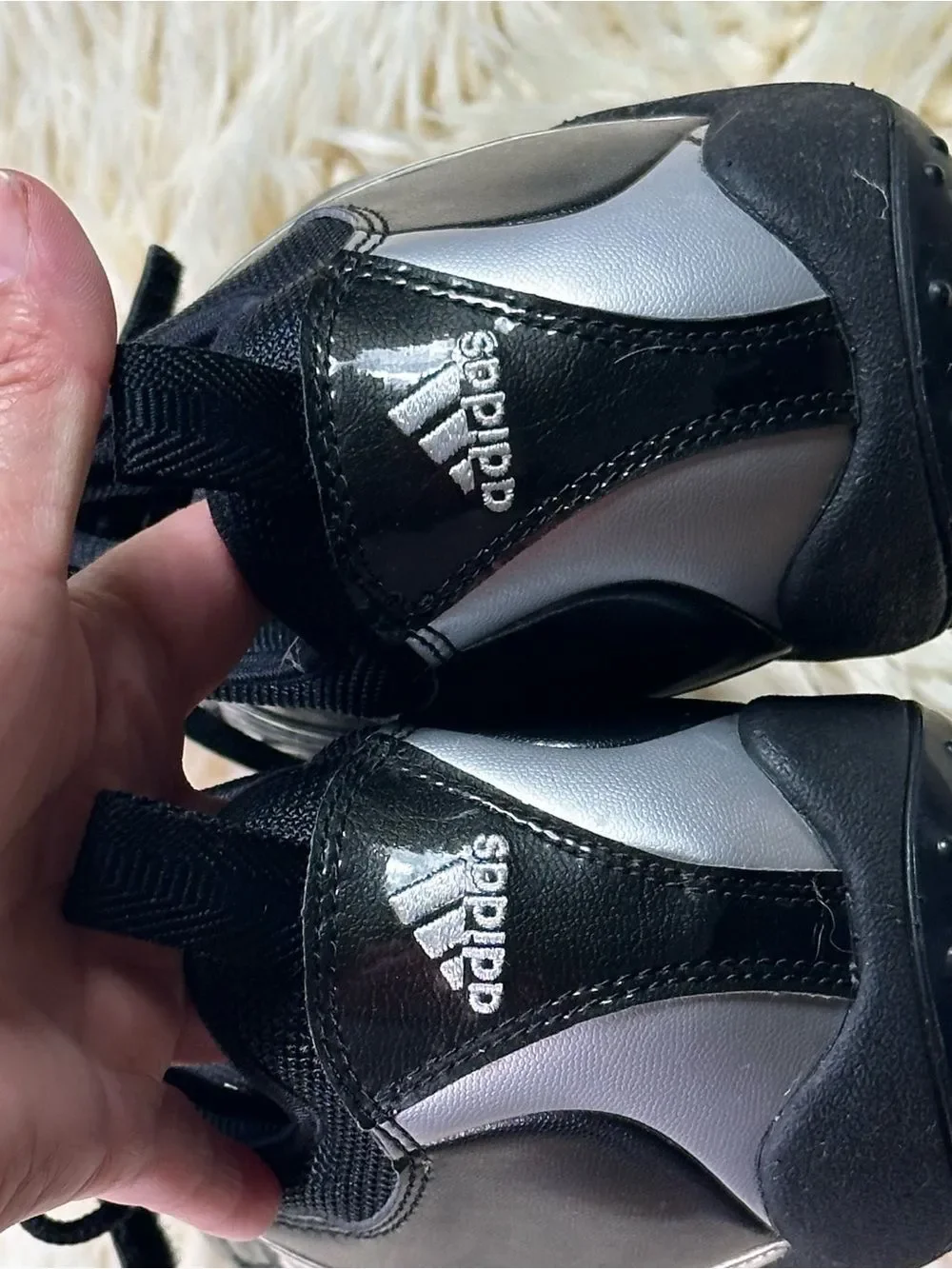 adidas Black soccer cleats Athletic  Sneakers